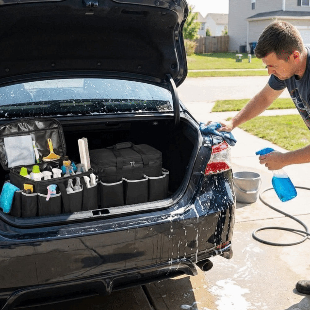 حقيبة أدوات غسيل السيارات مقاو - مراجعة Heavy Equipment Washing وسعره